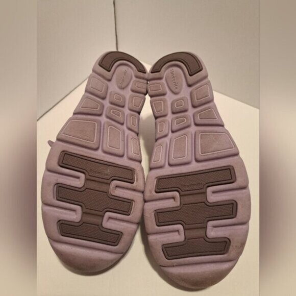 Stride Rite phibian big girls size 5, silver and purple, hook n loop closure - Picture 9 of 11